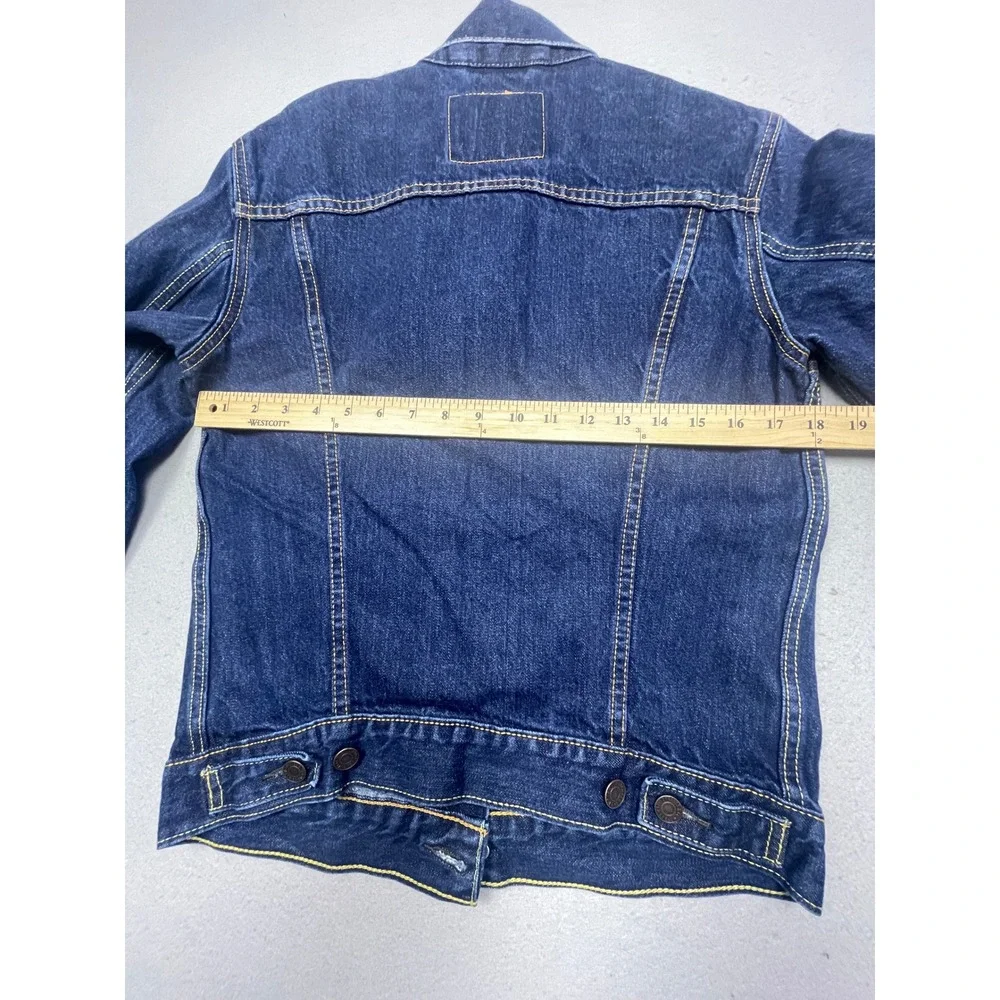 Levi's Trucker Jacket Denim Dark Blue Small Mens